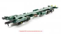 OO-FWA-4101C Revolution Trains FWA Ecofret Container Flat in VTG Green (Freightliner) - twin pack
